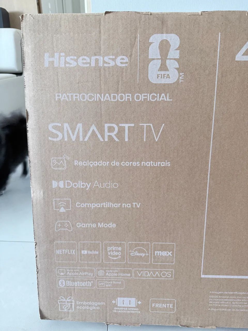 Smart TV Hisense 43" A4 VIDAA - Wi-Fi, Bluetooth, Dolby Audio (Na Caixa) - Foto 2