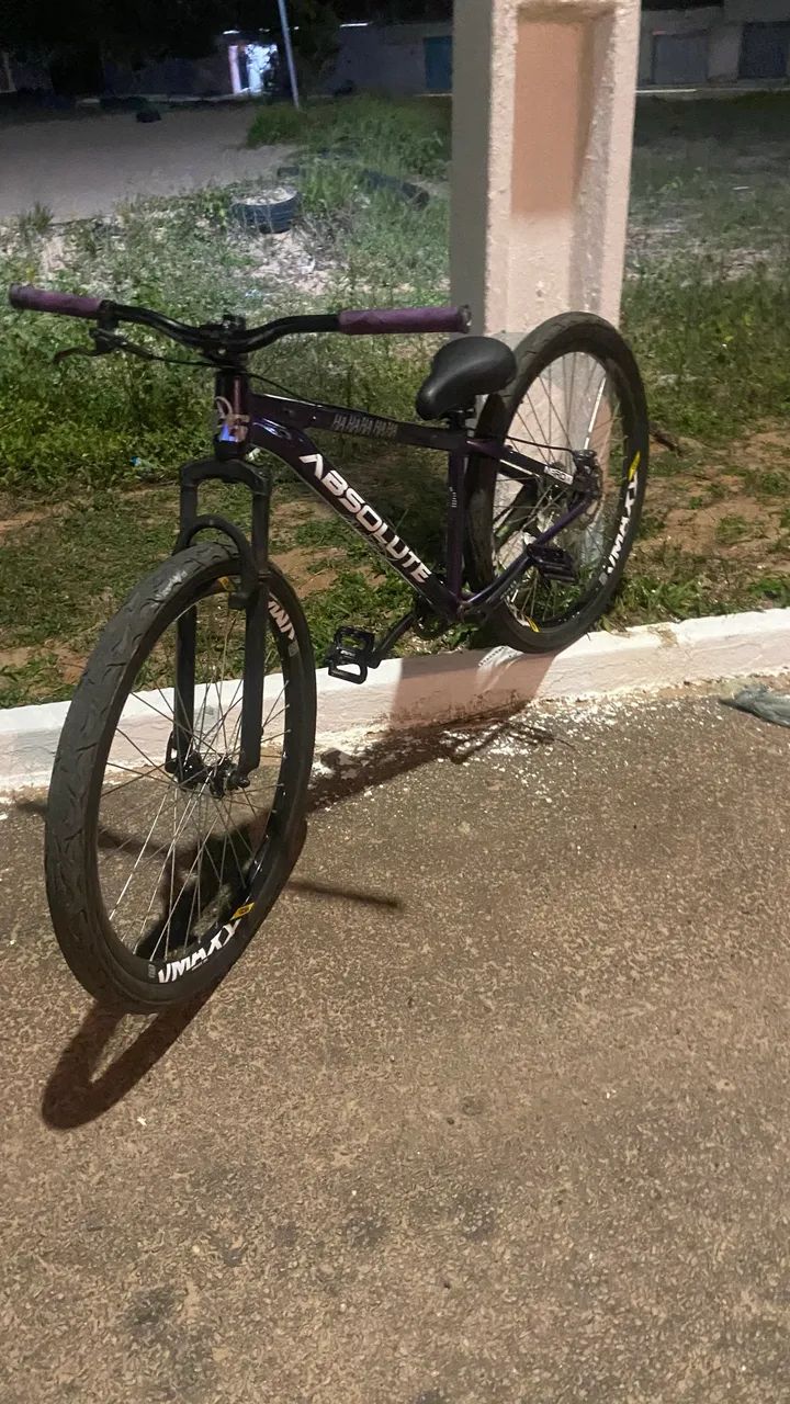 Bicicleta absolute roxa- seminova - Foto 3