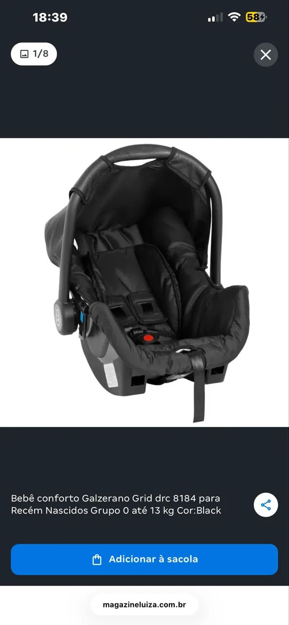 Bebê conforto galzerano 