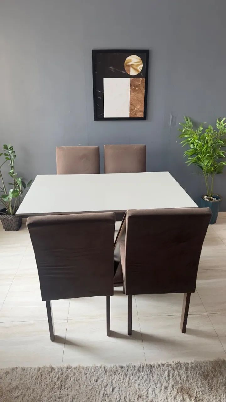 Mesa de jantar 4 cadeiras65576099395969123