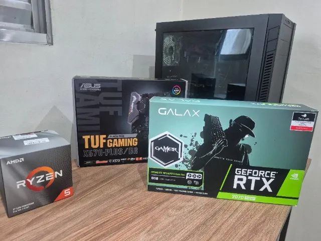 PC Gamer, Ryzen 5 3600X, 32gb ram, RTX 2070 Super, 1tb SSD NVME
