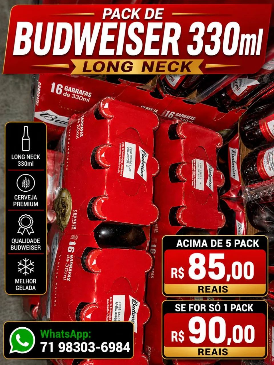 Cerveja Budweiser 