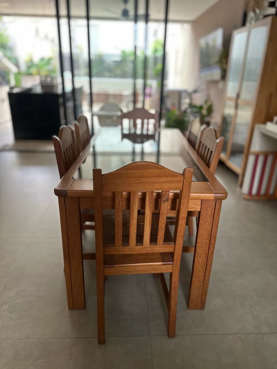 Mesa de jantar 6 lugares com cadeiras  - Foto 4