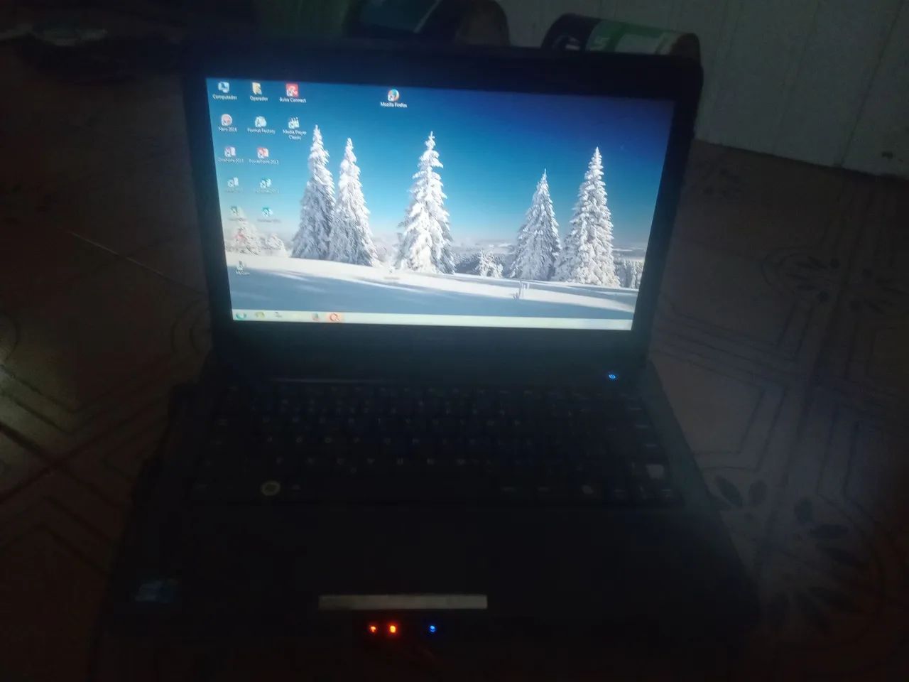 Promoção nootebook bateria viciada funcionando tudo top *watis 