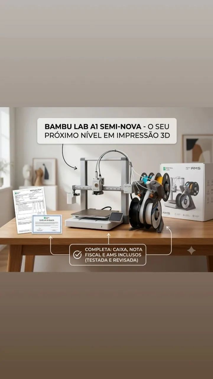 Impressora Bambu Lab A1 - Foto 2