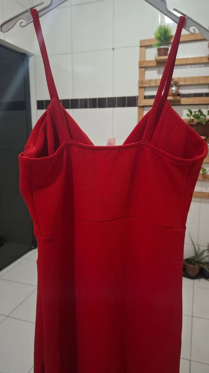 Vestido vermelho curto - Foto 5