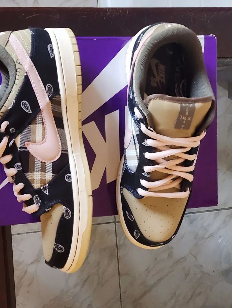 Nike dunk low travis scott pouco usado(9/10) - Foto 2