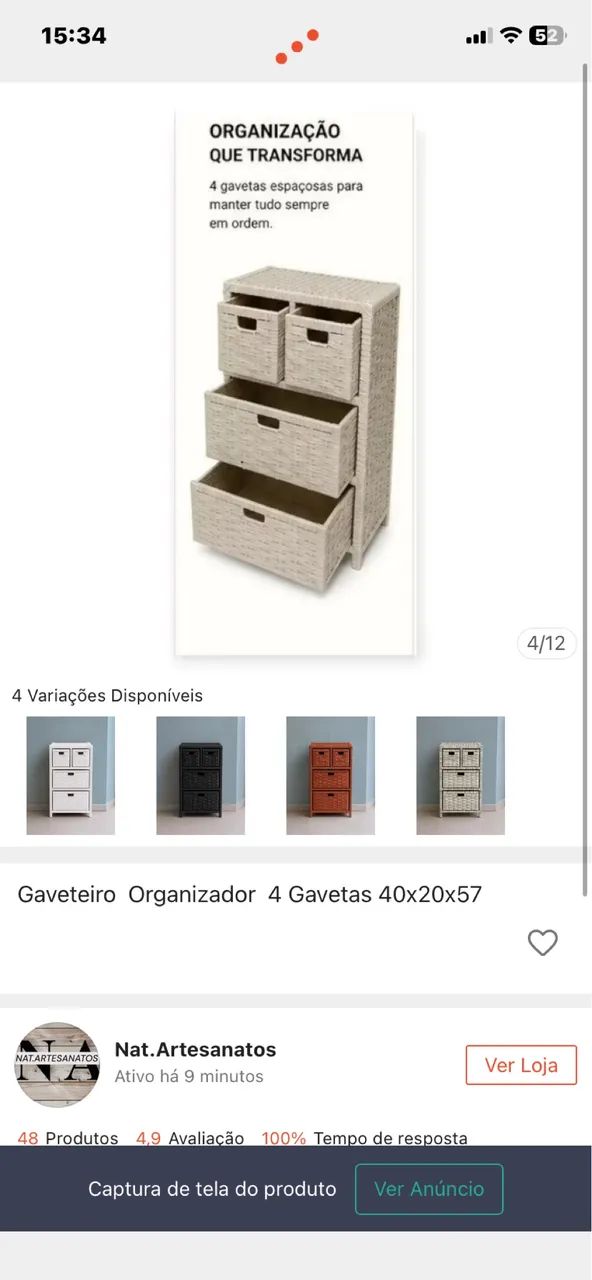 Gaveteiro  - Foto 5