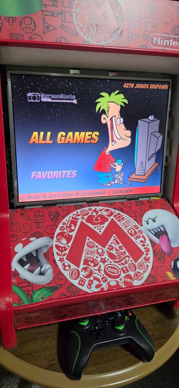 Fliperama com 4278 jogos - Foto 2