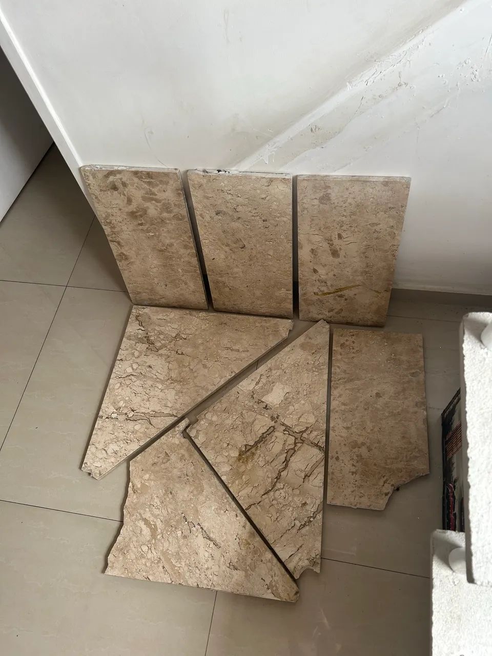 Mármore travertino (pecas recortadas) - Foto 4