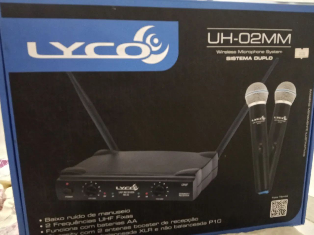 Vendo microfone duplo Lyco