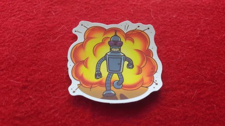 Lote 5 Adesivos geek - Foto 3