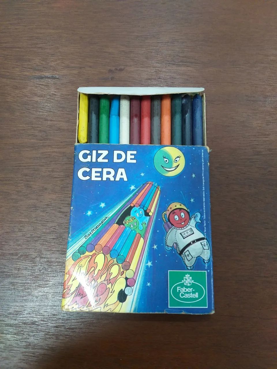 Giz de Cera Antigo Anos 80 Faber Castell *RARIDADE*
