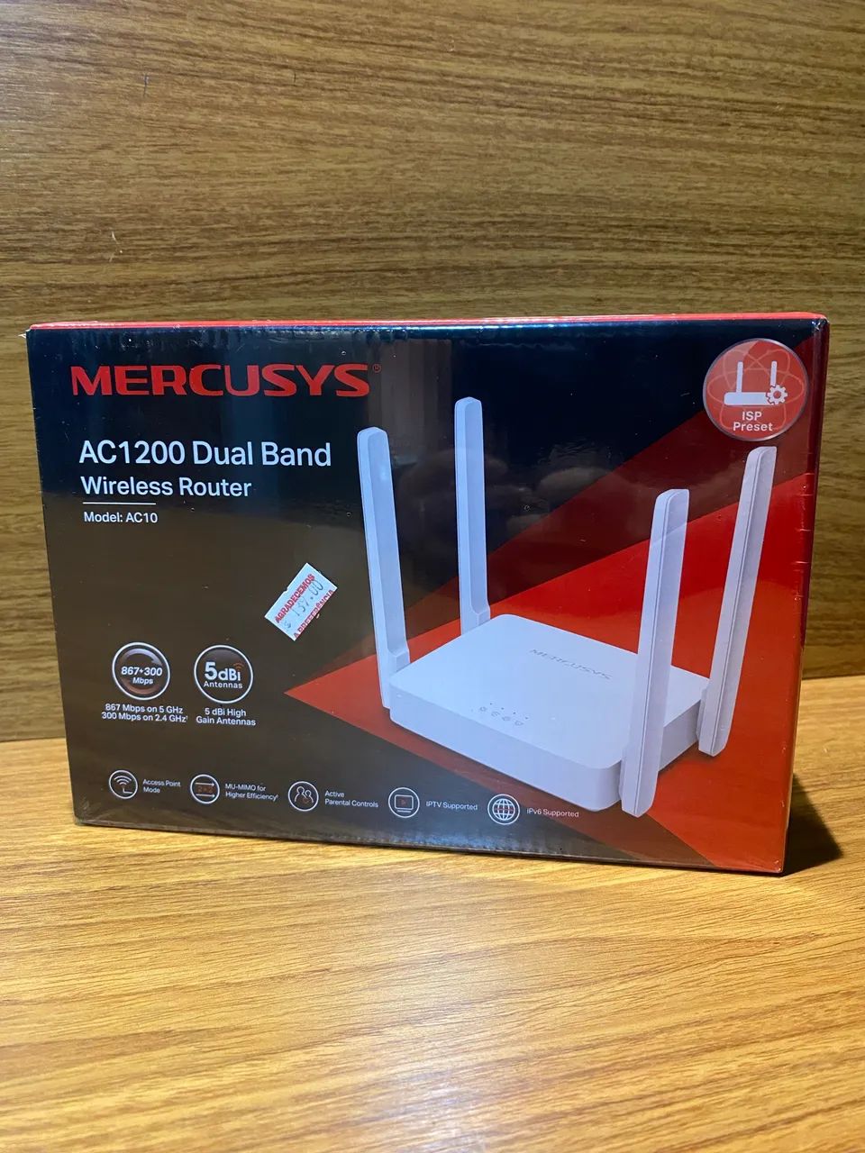 Roteador Wi-Fi Mercusys 
