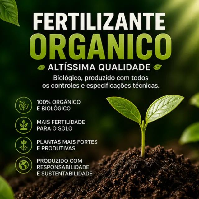 Fertilizante Orgânico de Altíssima Qualidade