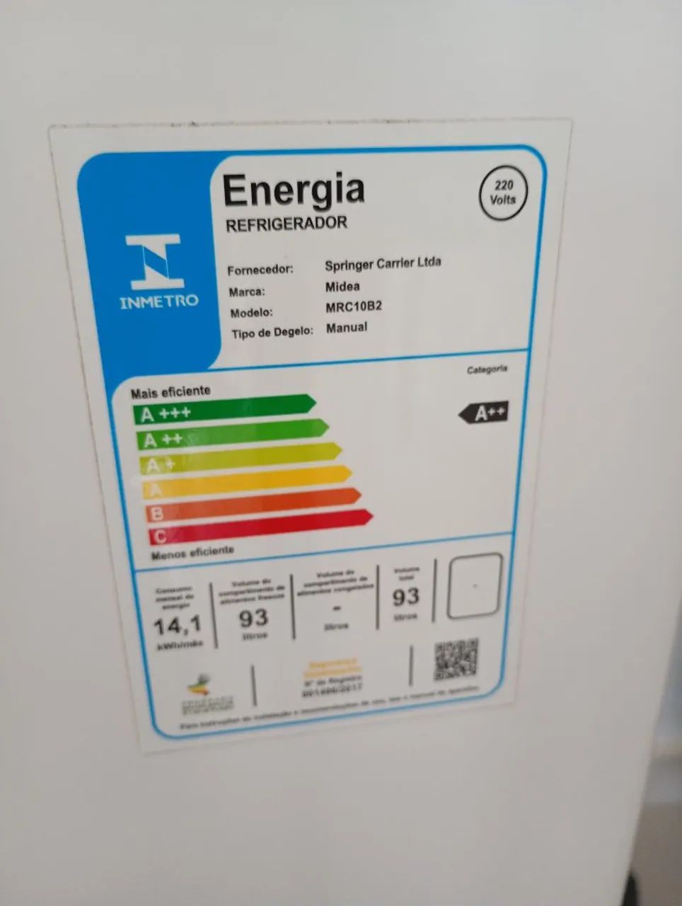 Frigobar Midea 93 LT - Geladeiras e Freezers - Petrópolis, Maceió