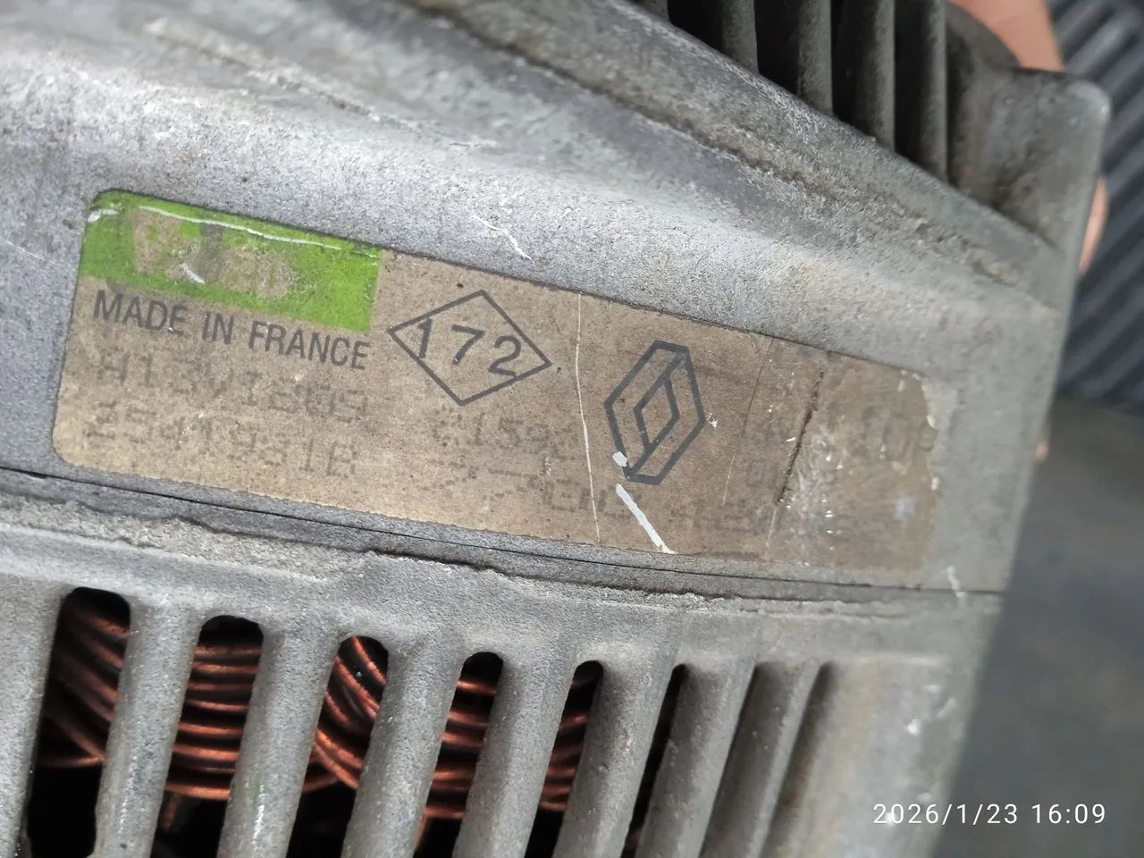 Alternador Renault Scenic/Megane - Foto 2