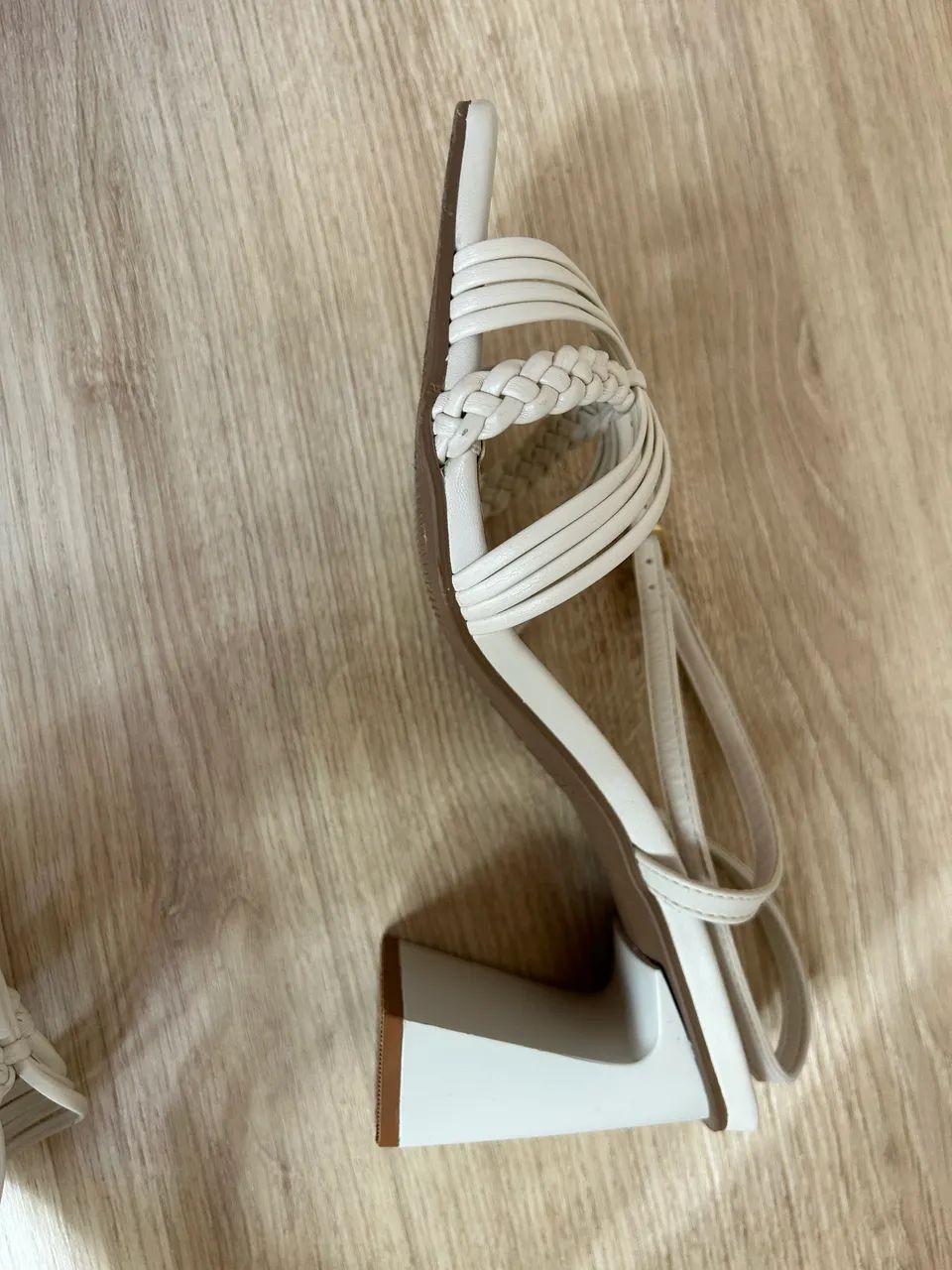 Salto off white Sonho dos Pés  - Foto 3