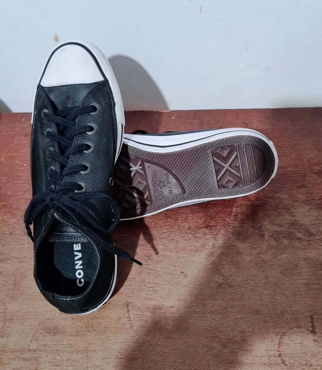 Tênis All Star  couro  - Foto 2