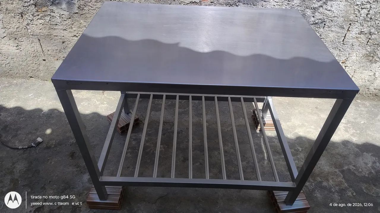 mesa de inox para salgados e doces - Foto 5