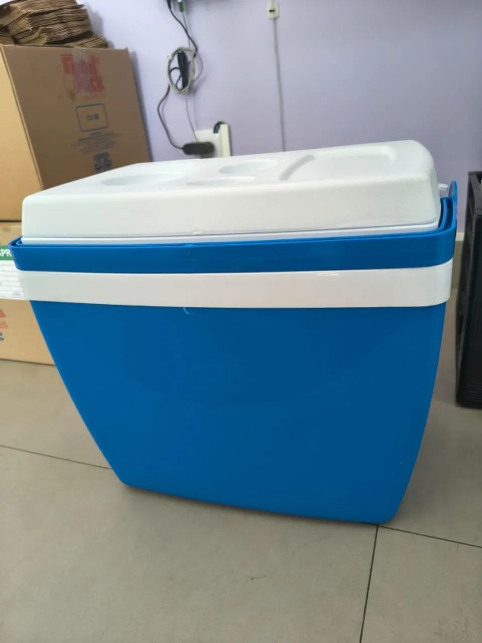 Caixa Térmica Azul 34 Litros - MOR 