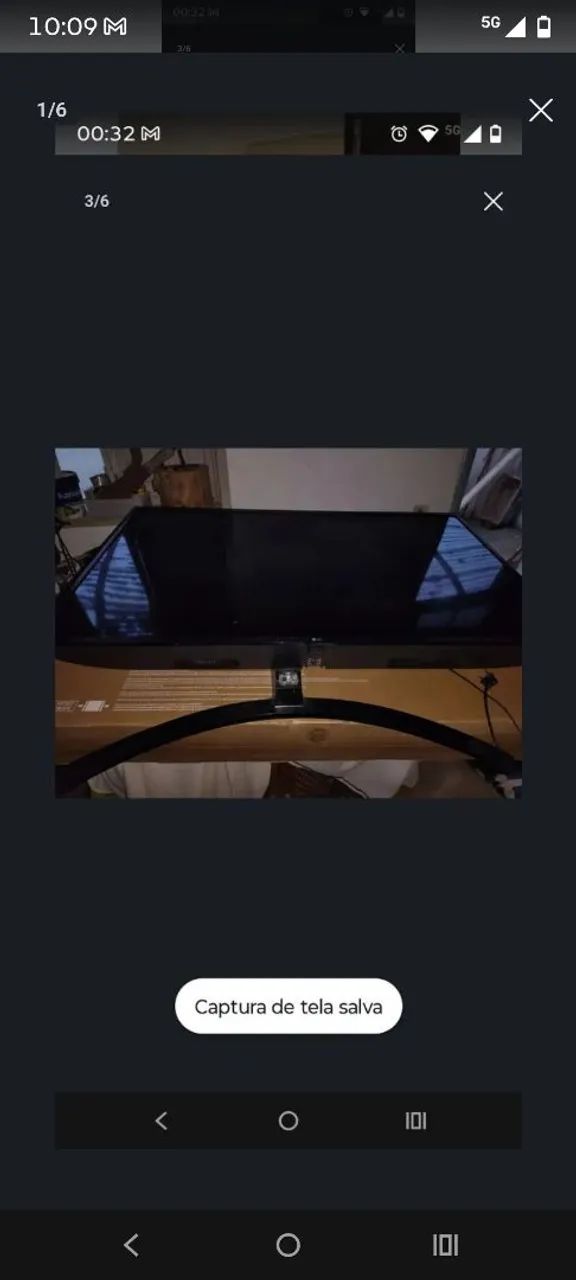 TV LG 55UM7470PSA (55 polegadas, 4K, ThinQ AI)  Com defeito tela preta