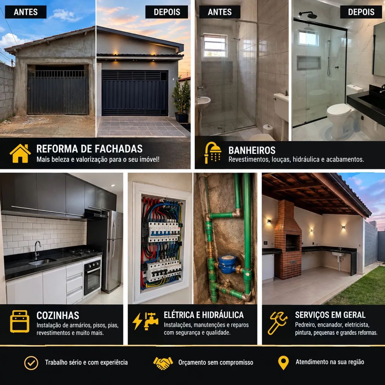 Pedreiro, Eletricista e Encanador - Reformas em Geral - Foto 2