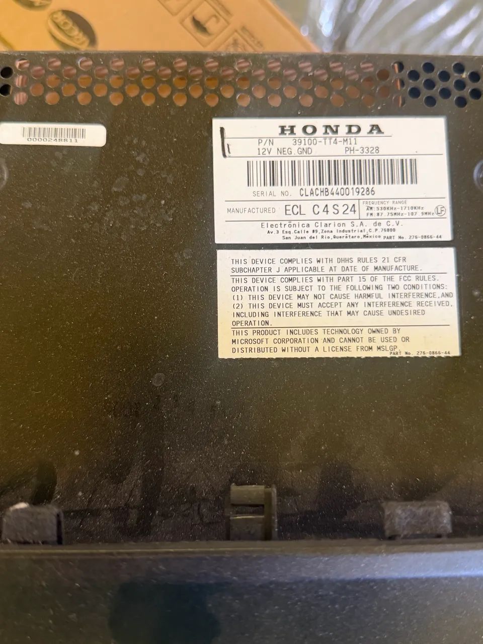 Som original civic g9 14/15 - Foto 3