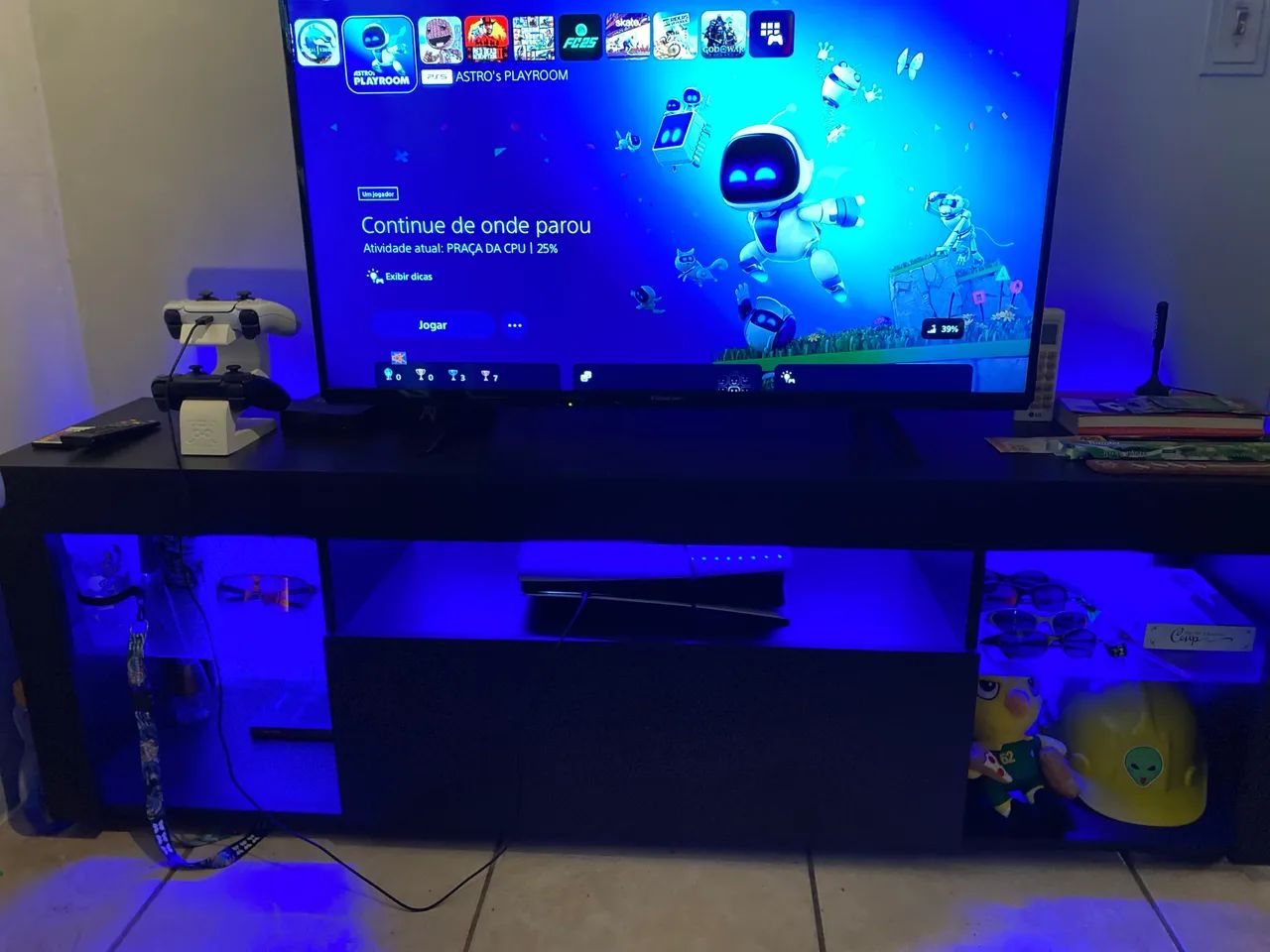 Rack gamer com led 