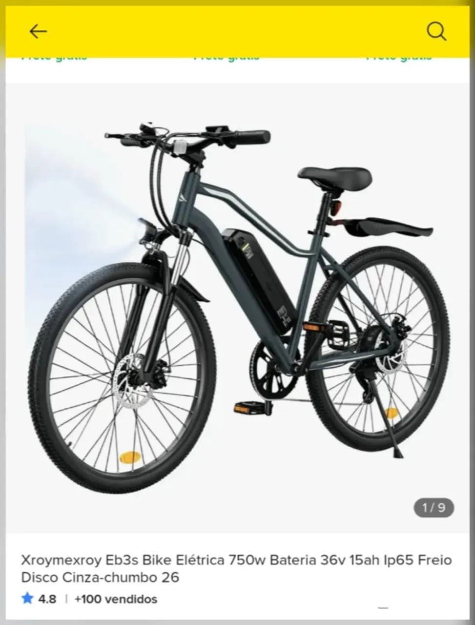 Bicicleta elétrica  - Foto 4