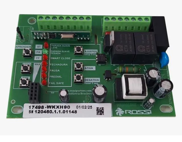 Placa Central Rossi C/ Entrada Módulo Wifi APP Motor de Portão - Foto 2