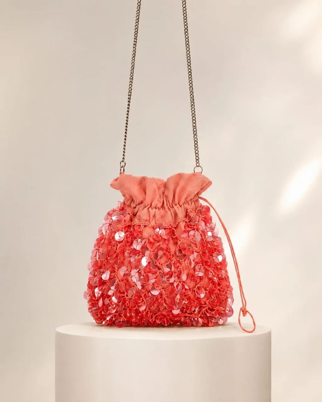 Bolsa Zara nova coral patês  - Foto 2