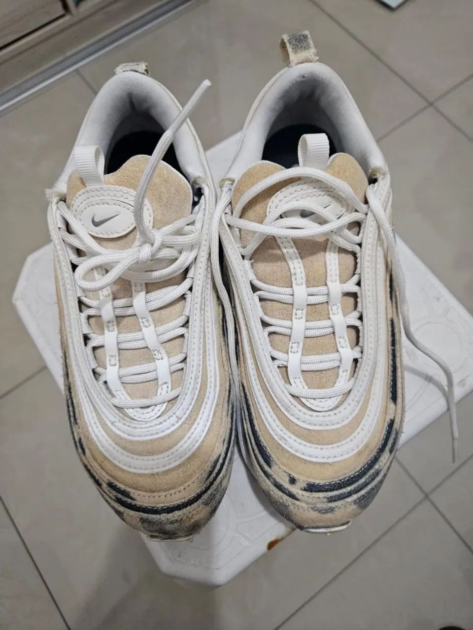 Nike Air Max 97 feminino com estampa de vaca - Foto 3