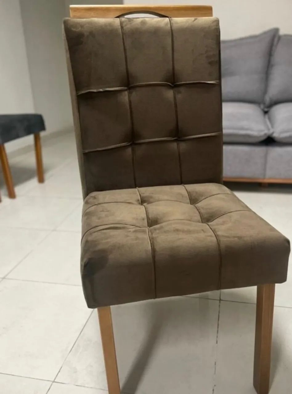Conjunto Mesa e 6 Cadeiras Canelvero 160 cm - Foto 2