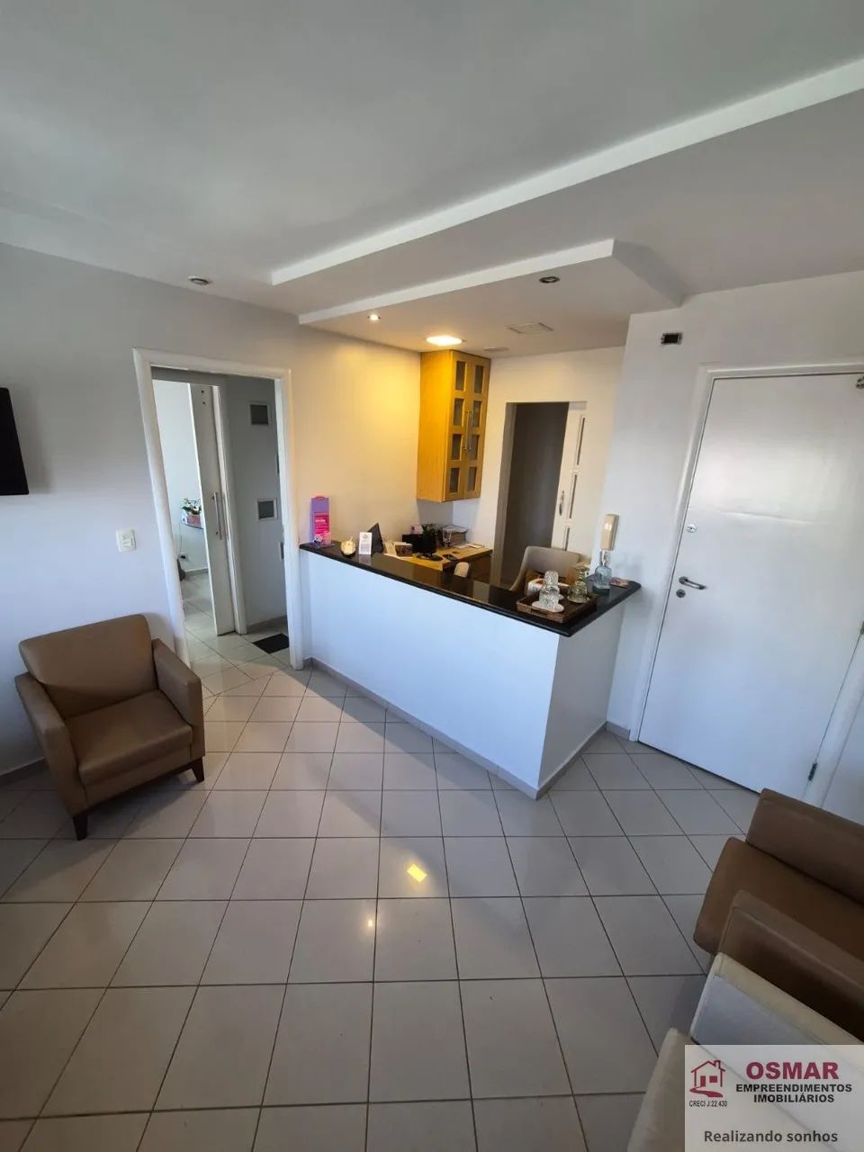 Sala comercial na Ana Costa, Santos-SP: 4 salas, 2 banheiros, 2 vagas, 92,65 m². Venha con - Foto 6
