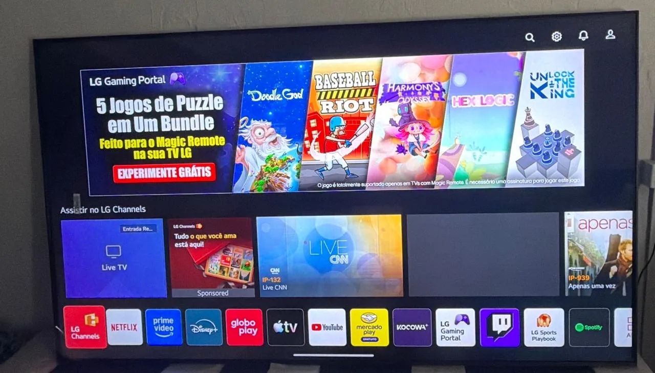 TV SMART LG 50? POLEGADAS 4K SEMI NOVA  - Foto 2