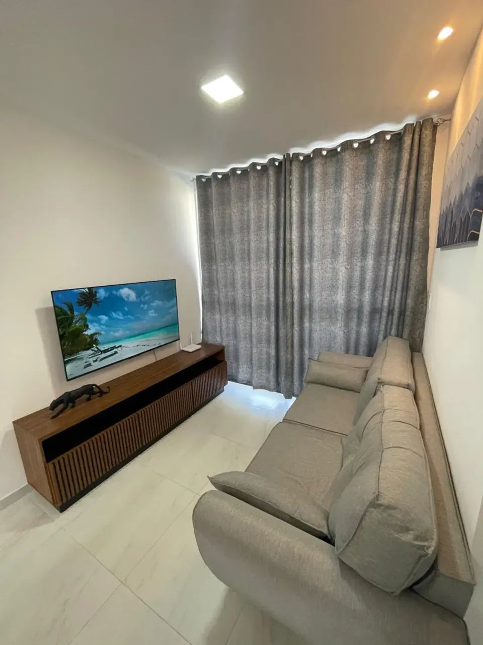 Apartamento para aluguel, mobiliado, 02 quartos, varanda,lazer  em Intermares - Foto 2