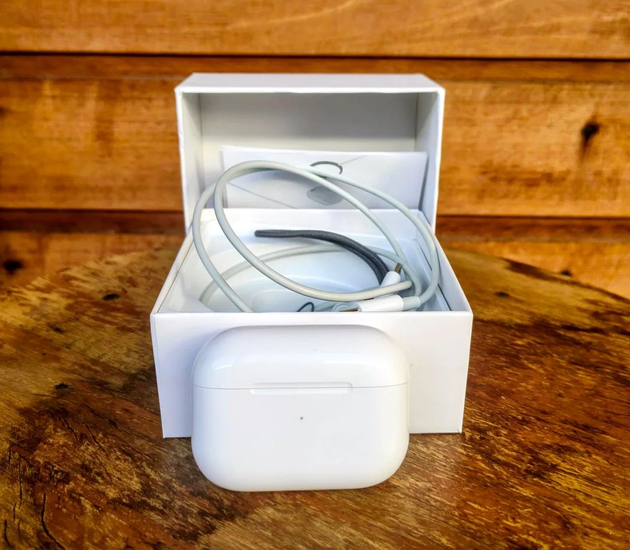 Fone Bluetooth Estilo AirPods Pro com ANC e Estojo USB-C - Novo - Foto 3