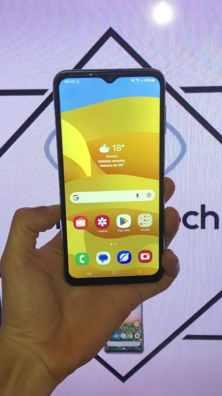Galaxy M23 5G Samsung verde-claro seminovo 