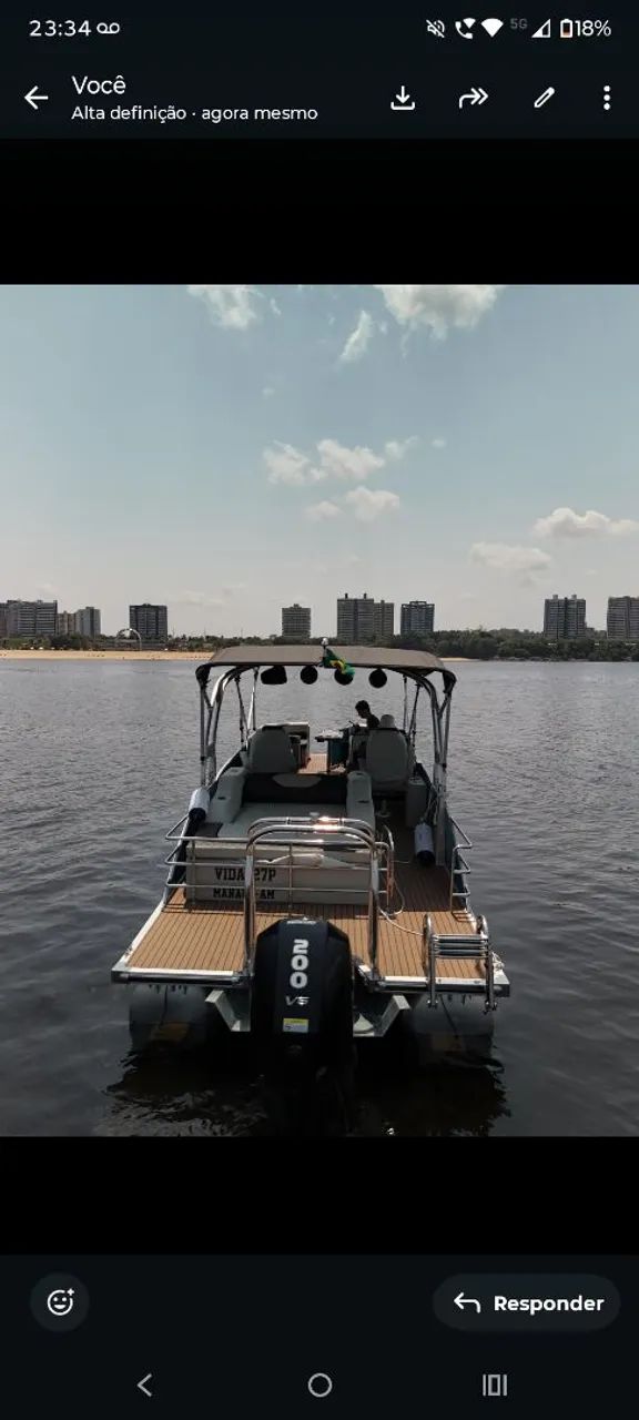 lancha pontoon 28 pes - Foto 3