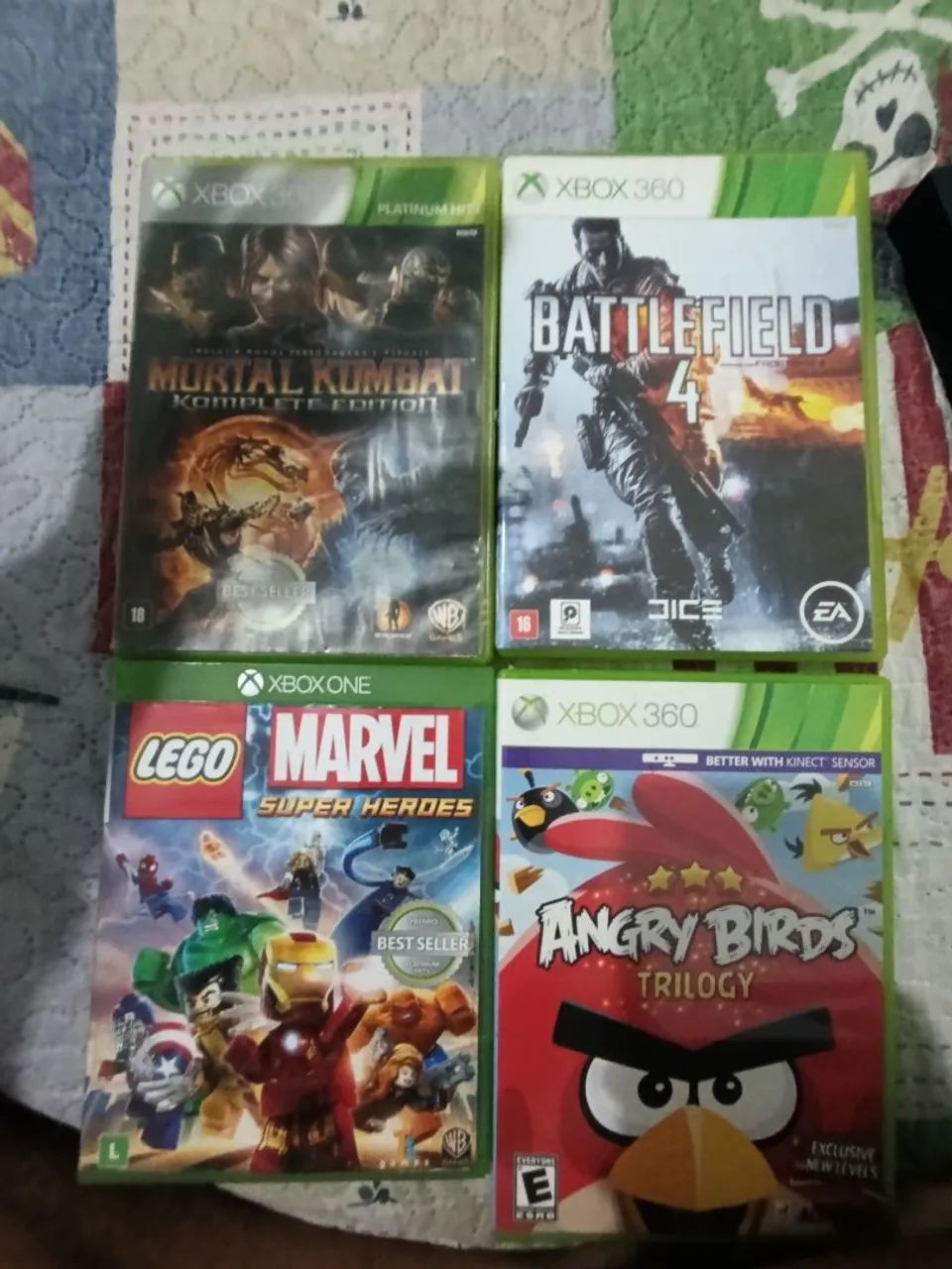 Jogos de Xbox 360 e PS3