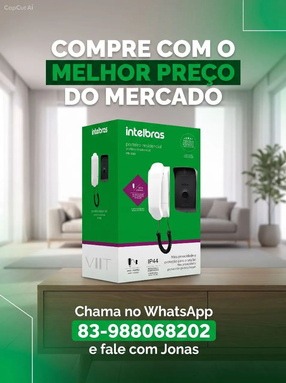 INTERFONE PORTEIRO RESIDENCIAL  - Foto 4