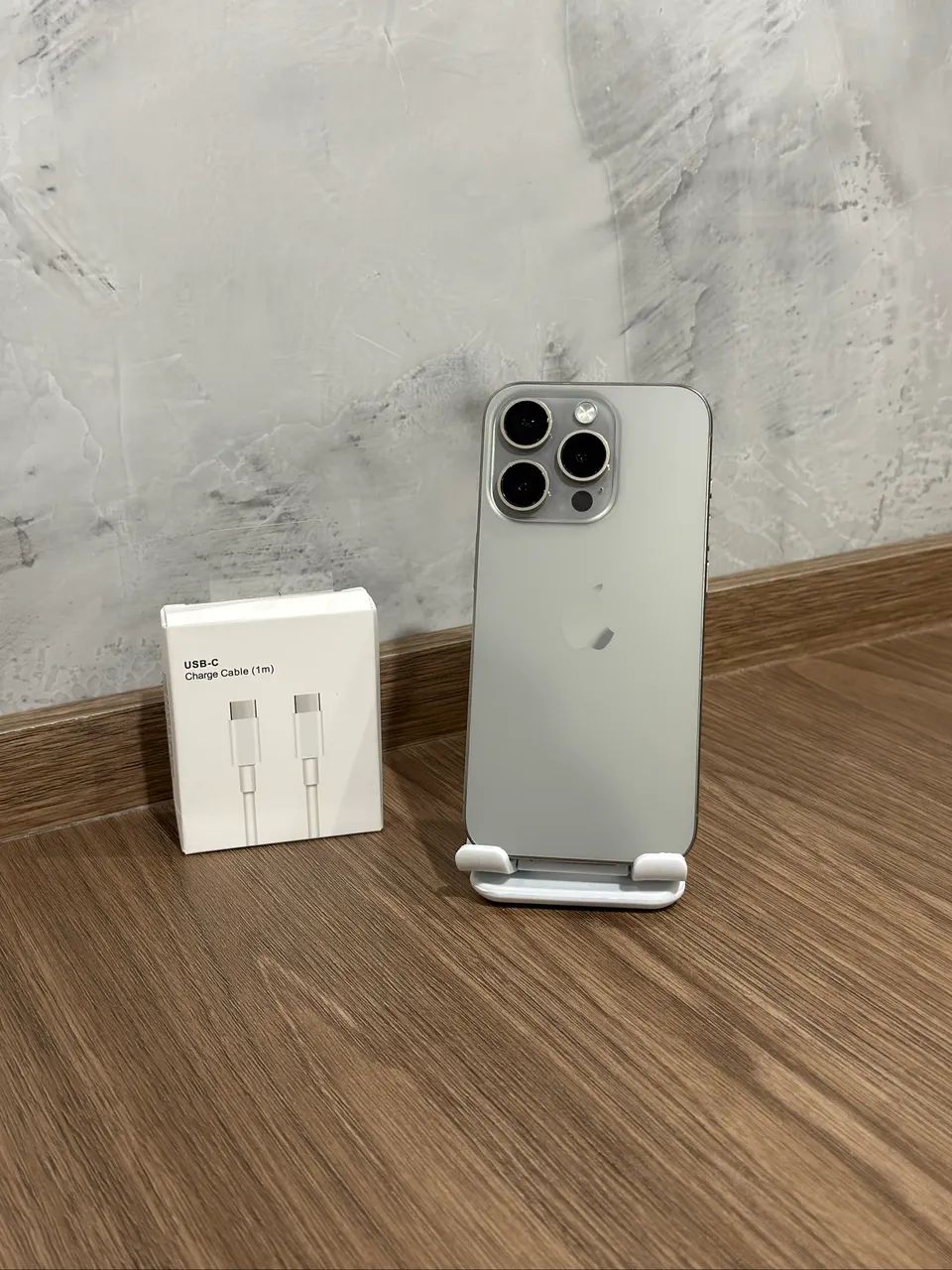 Iphone 15 pro 256gb cinza - Foto 4