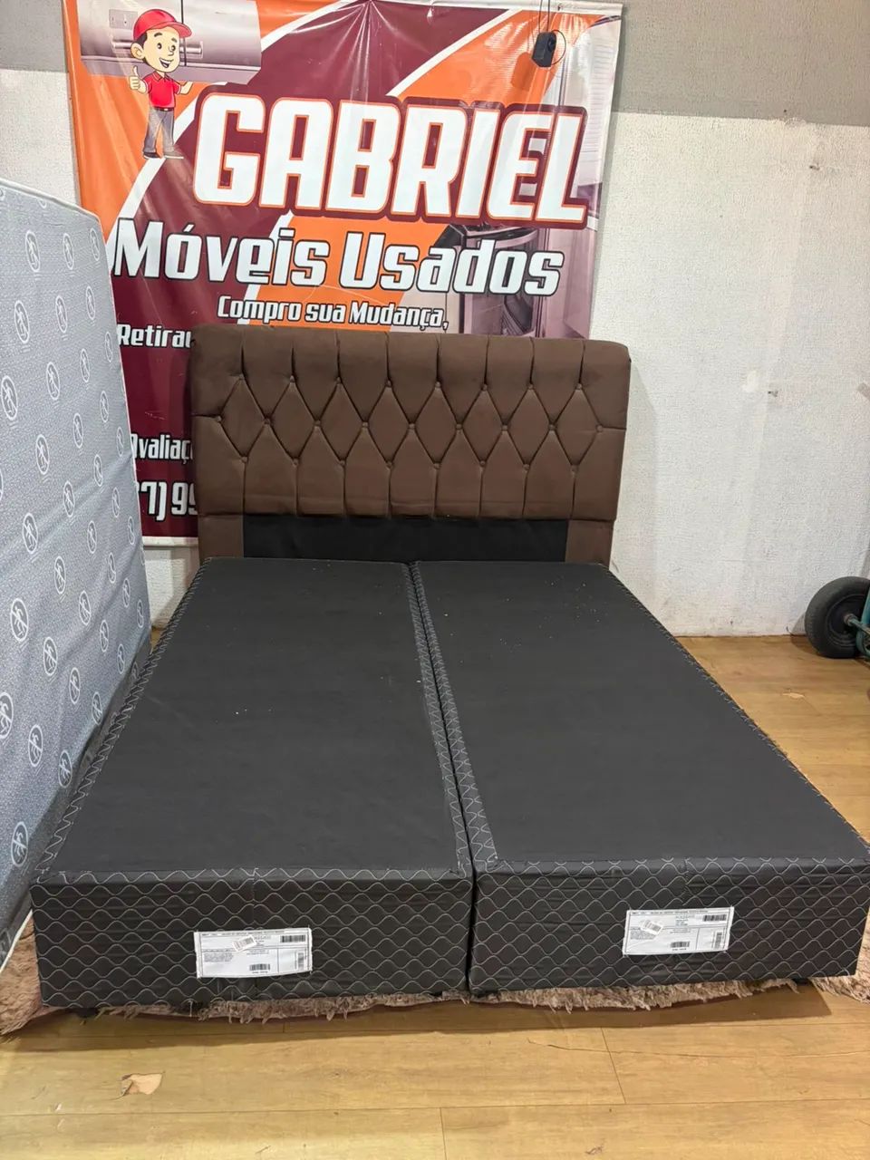 Cama box Queen size completa (entrego) - Foto 3