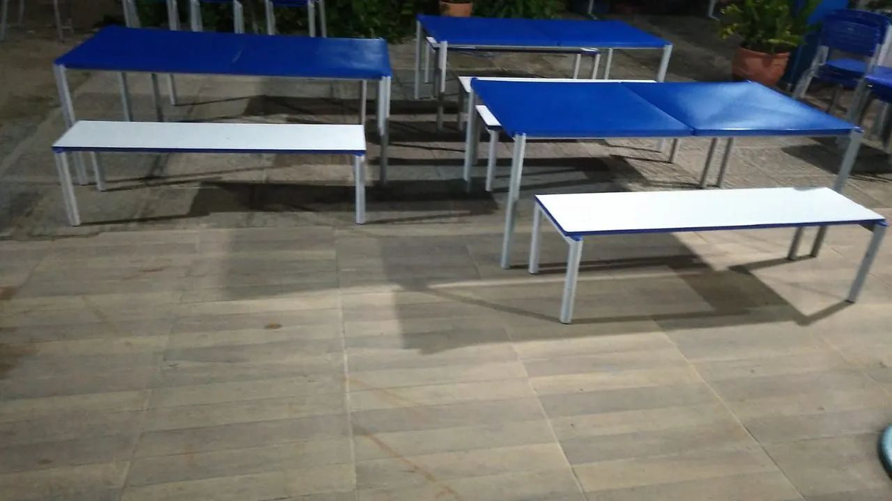 Mesas refeitório adulto & infantil  - Foto 2