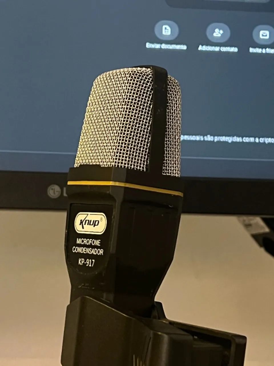 Microfone KP-917 para pc - Foto 2