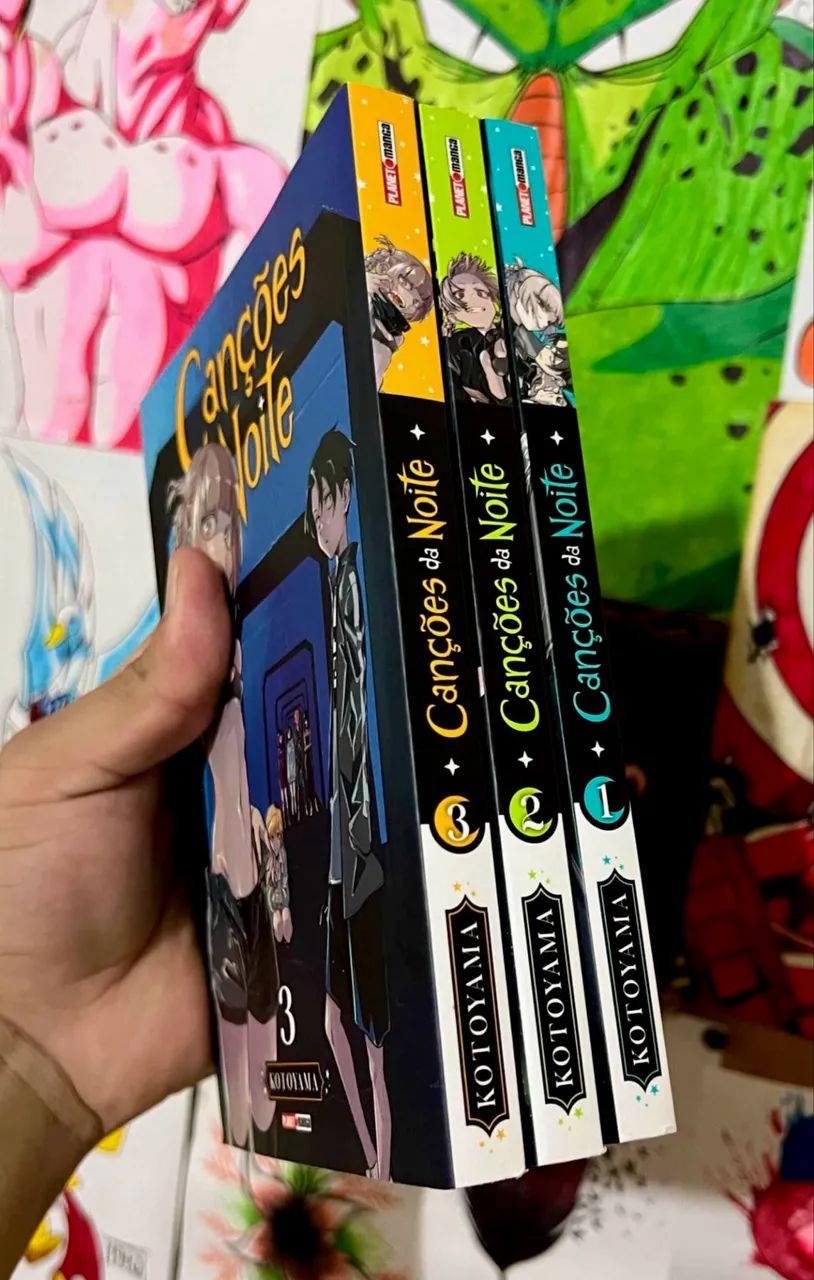 Canções da noite volumes 1, 2 e 3 mangá  - Foto 2