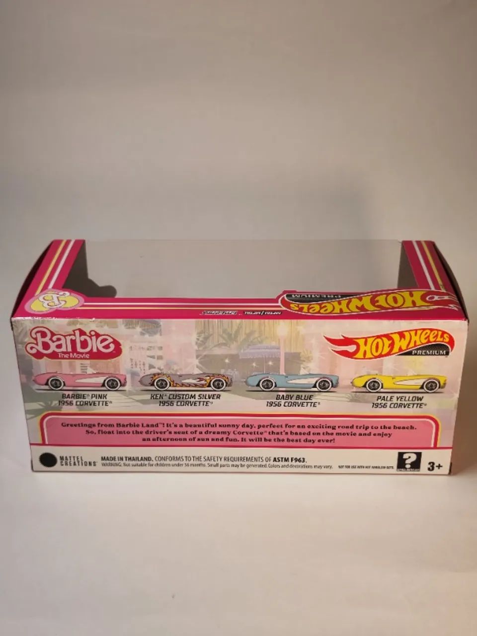 Hot Wheels Barbie The Movie Corvette 4-Pack - Foto 2