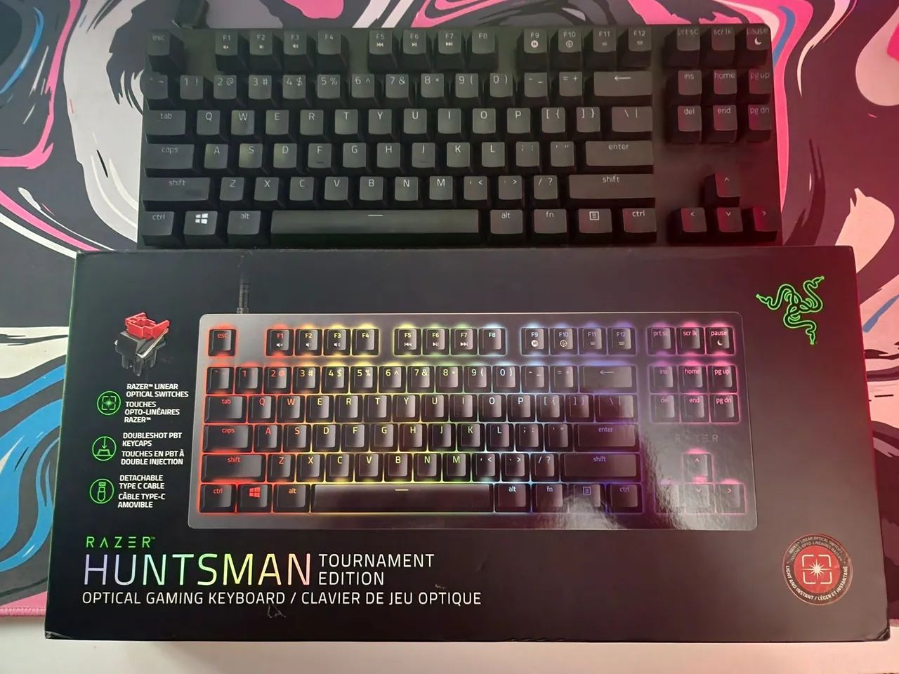 Teclado Razer Huntsman TE 80% (Switch Red)