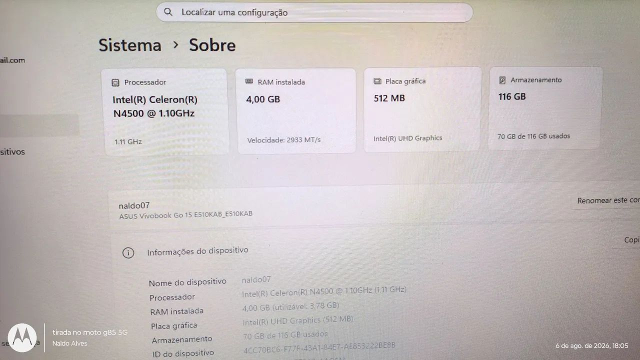 Vende se notebook Asus 
